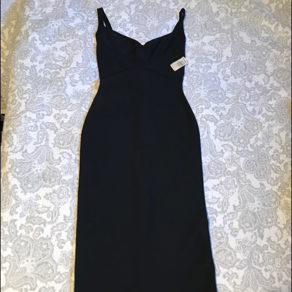 Herve Leger Dresses & Skirts - Herve Leger Paris black bandage maxi dress